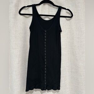 Free People Snap Button Down Ribbed Tank Top